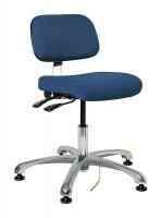 36R314 ESD Uph Chair w/Tilt, 15.5-21, Nvy Fab