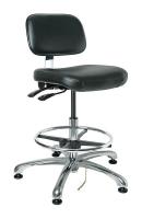 36R340 ESD Uph Chair w/Tilt, 19-26.5 in, BlackVin