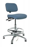 36R351 ESD Uph Chair w/Tilt, 21.5-31.5, Slt Fab