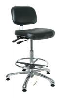 36R352 ESD Uph Chair w/Tilt, 21.5-31.5, Blk Vin