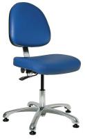 36R371 CR Chair, 15.5-21 in, BlueVinyl