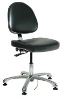 36R380 ESD/CR Chair, 15.5-21 in, Blk Vin