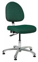 36R390 Uph Chair, 15.5 to 21 In, GreenFabric