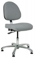 36R391 Uph Chair, 15.5 to 21 In, GrayFabric