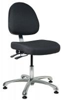 36R420 Uph Chair w/Tilt, 15.5 to 21 In, Blk Fbrc