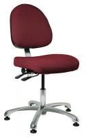 36R421 Uph Chair w/Tilt, 15.5 to 21 In, Burg Fbrc