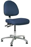 36R425 Uph Chair w/Tilt, 15.5 to 21 In, Navy Fbrc