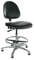 36R429 CR Chair, 19.5-26.5 in, BlackVinyl