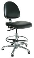 36R431 CR Chair, 19.5-26.5 in, BlackVinyl
