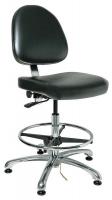 36R437 ESD/CR Chair, 19.5-26.5 in, BlkVin