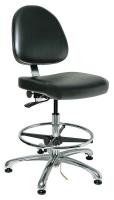 36R441 ESD/CR Chair, 19-26.5 in, BlkVin