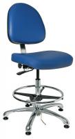 36R442 ESD/CR Chair, 19-26.5 in, BlueVinyl