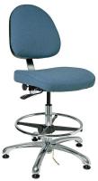 36R448 ESD Chair, 19-26.5 In.Slate Blue Fabric