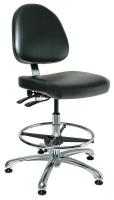 36R464 CR Chair w/Tilt, 19-26.5 in, BlkVin