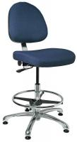 36R519 Uph Chair, 21.5 to 31.5 In, NavyFabric