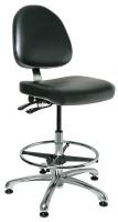 36R525 CR Chair w/Tilt, 21.5-31.5 in, BlkVin