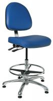 36R528 CR Chair w/Tilt, 21.5-31.5 in, BlueVin