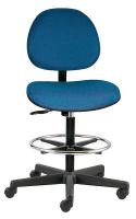 36R568 Task Chair, 21 to 28.5 In., Blue