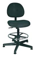 36R579 Uph Chair w/MG, 23 to 33 In, Black