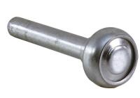 36R786 Door Roller, 1 In Door, Steel, PK4