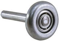 36R802 Door Roller, 2 In Door, Steel, PK4