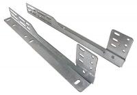 36R908 Flag Angle Slotted Bracket, , Steel, PR