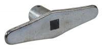 36R937 Inside T Handle, Zinc, For 5/16 In Shaft