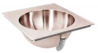 36U048 Lavatory Sink, 14 In Bowl, Counter Top