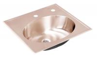 36U054 Lavatory Sink, 11-3/8 x 15-1/2 In, Counter