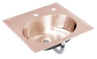 36U057 Lavatory Sink, 12-1/2 x 17-1/2 In, Counter