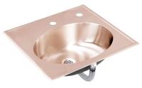 36U058 Lavatory Sink, 12-1/2 x 17-1/2 In, Counter