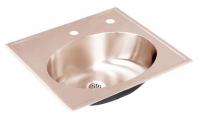 36U059 Lavatory Sink, 12-1/2 x 17-1/2 In, Counter