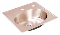 36U061 Lavatory Sink, 12-1/2 x 17-1/2 In, Counter