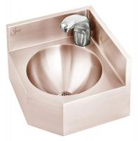 36U062 Corner Wall Sink, 10 In Bowl, Wall