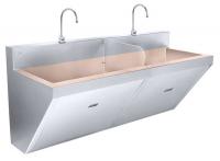 36U066 Scrub Sink, 17-1/2 x 60 In Bowl, Wall