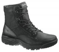 36U196 Boots, Mens, 12M, Lace/Zipper, Black, PR