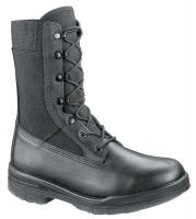 36W337 Boots, Womens, 8-1/2M, Lace, Black, PR