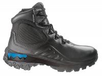 36V881 Boots, Mens, 8-1/2W, Lace/Side Zip, Black, PR