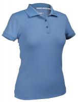 36X347 Women&#39;s Performance Polo, Blue, 2XL