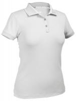 36X357 Women&#39;s Performance Polo, White, 2XL