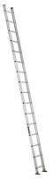 36Y355 Straight Ladder, 225 lb., Alum