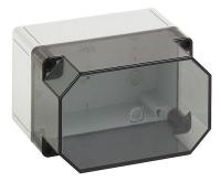36Y820 Enclosure, 7.09x4.33x6.50 In, Clear