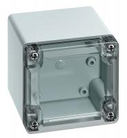 36Y844 Enclosure, 3.31x3.23x3.35 In, Clear