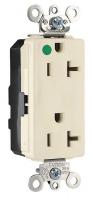 38A091 Decora Illuminated Duplex, Ivory