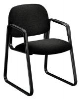 38C448 Guest / Side Chair, 250 lb., Black