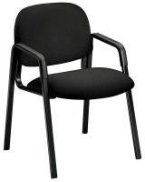 38C452 Guest / Side Chair, 250 lb., Black