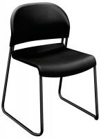 38C459 Stacking Guest Chair, Onyx, PK4