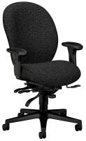 38C463 Task Chair, Iron, 17-1/2 to 21-7/8 In