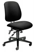 38C465 Task Chair, Black, 16-1/4 to 21-1/4 In