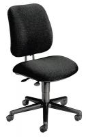 38C473 Task Chair, Black, 15-1/2 to 20-1/2 In